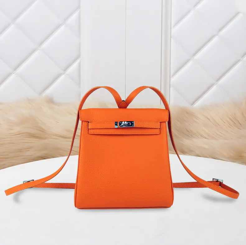 Mochila Kelly Nueva 2020 - Cuero Genuino, Diseño Versátil