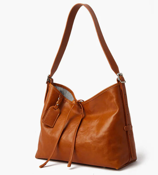 Nuevo Bolso Tote, Bolso de Hombro de Cuero Genuino para Mujer