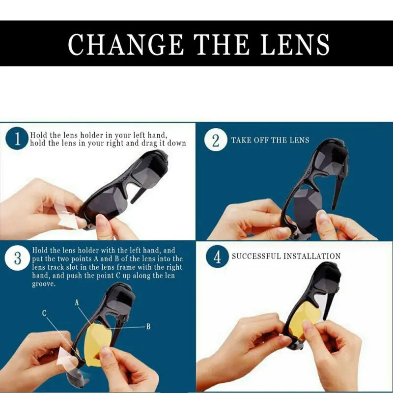 Gafas de Sol Deportivas con Cámara HD 1080P