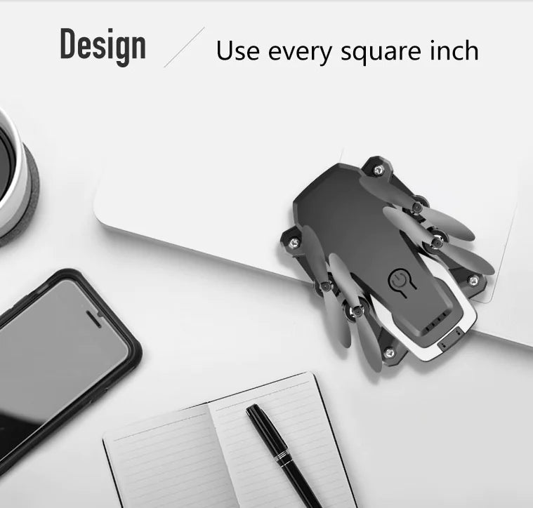 LF606 Mini Drone Plegable 4K con Control Remoto