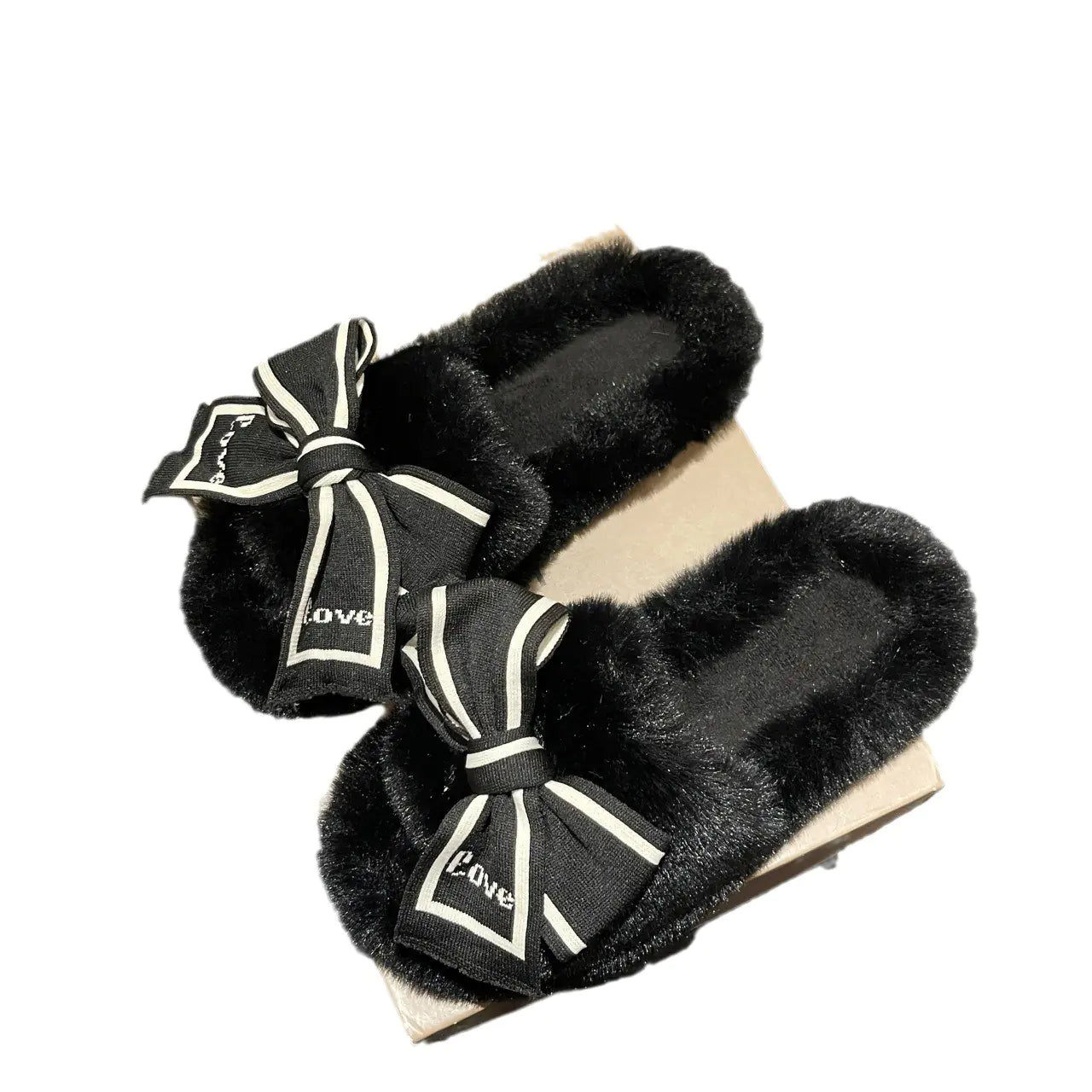 Pantuflas de Tacón Alto de Algodón con Medio Arco para el Hogar