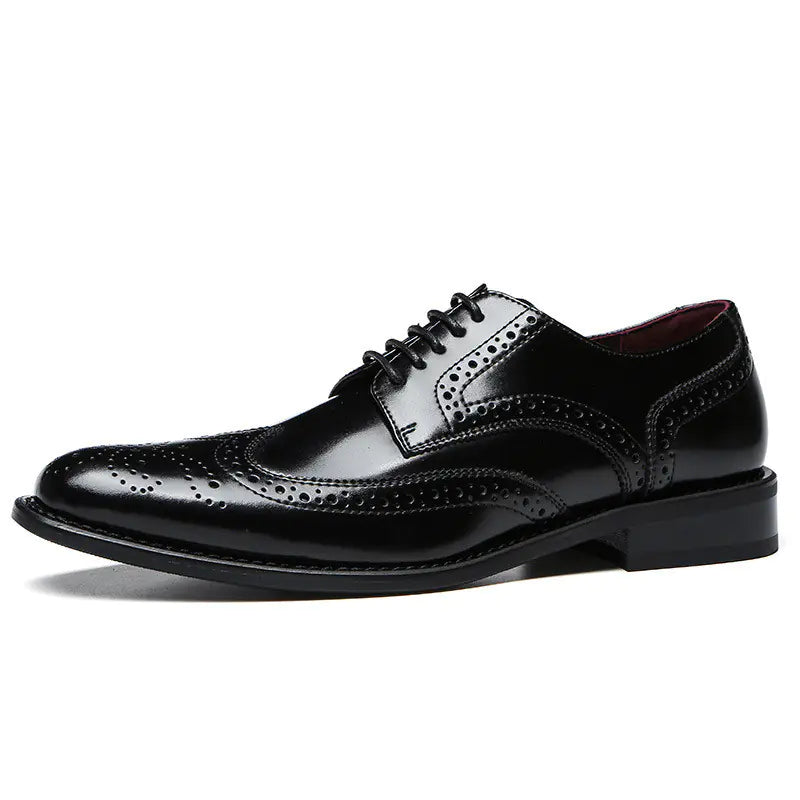 Zapatos de Cuero de Vaca Brogue Casuales para Hombre