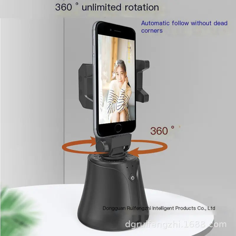 Base para Smartphone Rotativa Automática 360° con Seguimiento Facial