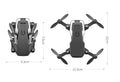 LF606 Mini Drone Plegable 4K con Control Remoto