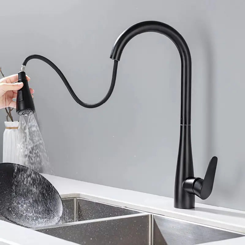 Grifo de Cocina 304 con Control Táctil y Rociador Desplegable