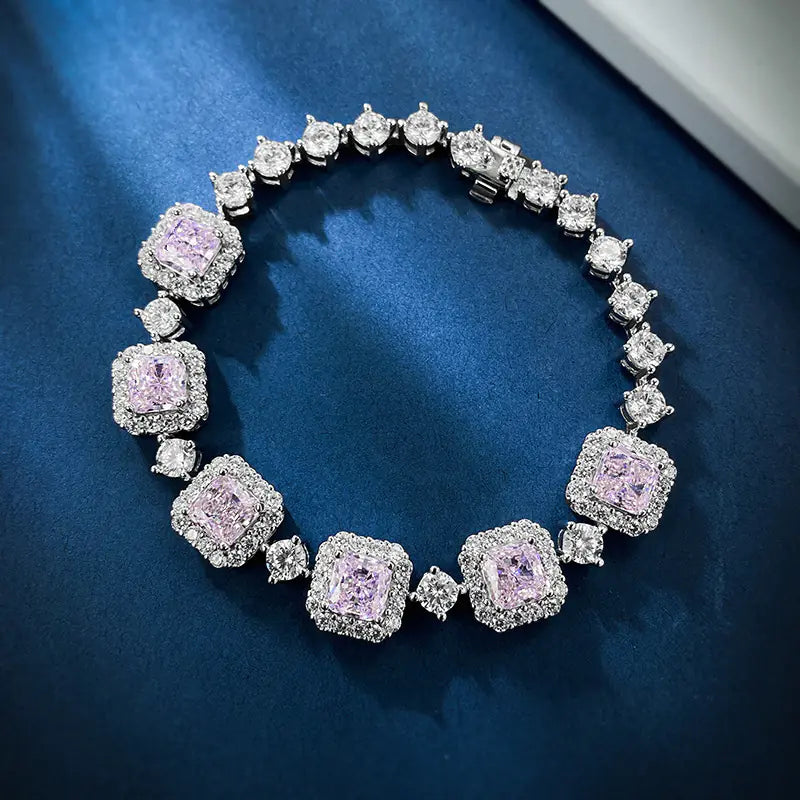 Pulsera de Moda con Diamantes de Alto Carbono