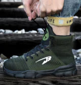 Zapatos de Trabajo de Seguridad de Caña Alta para Protección Invernal